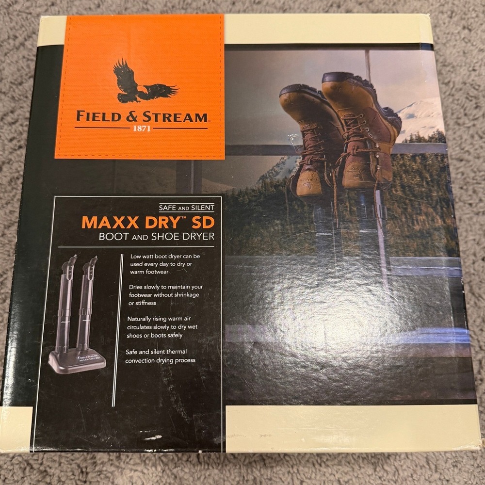 Field & Stream Maxx Dry SD Boot Shoe Dryer Silent Warm Air Convection